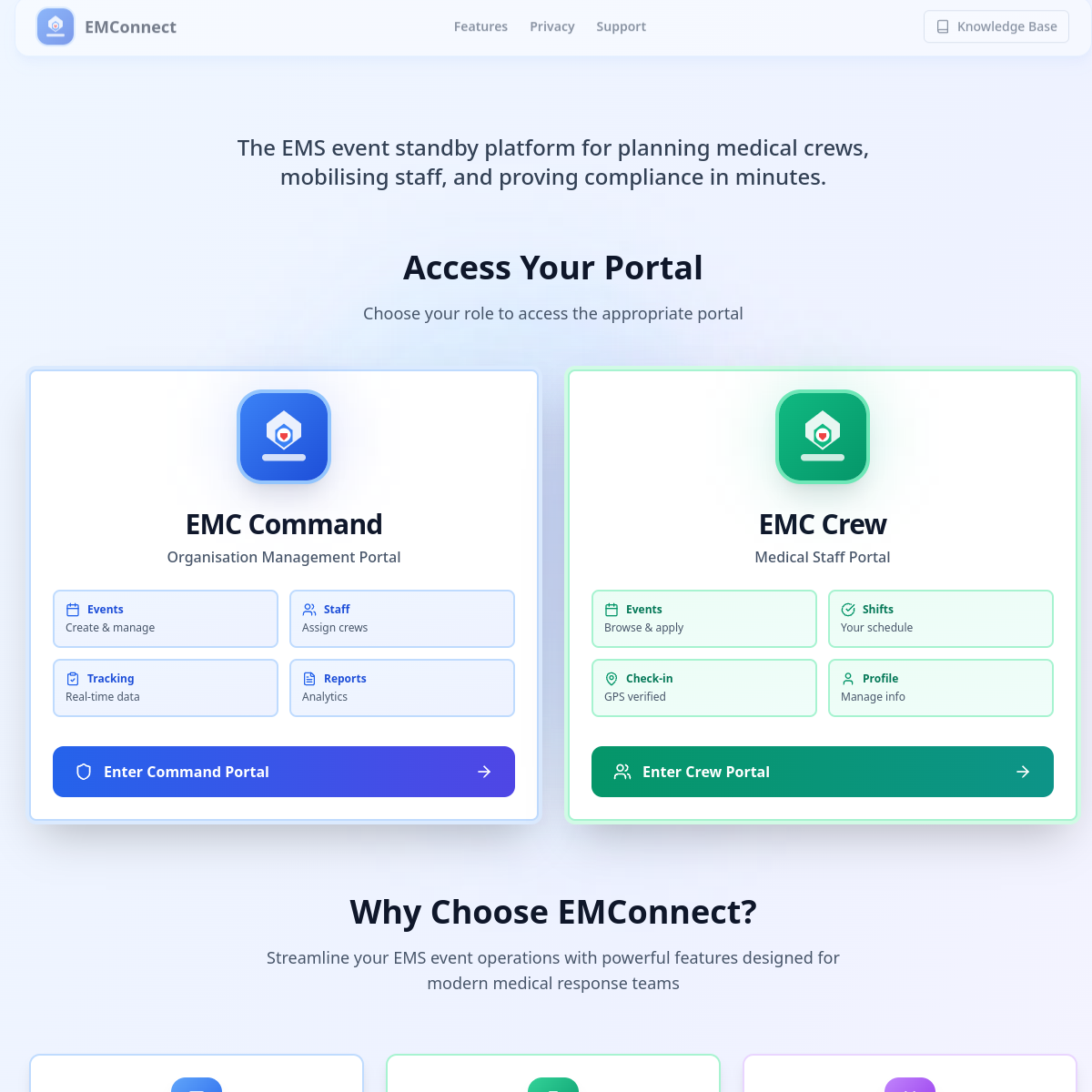 EMConnect screenshot